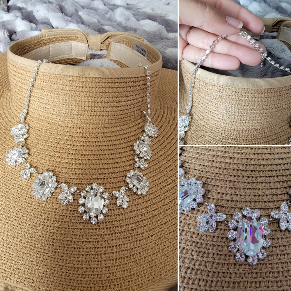 NWOT Rhinestone Bridal Necklace
